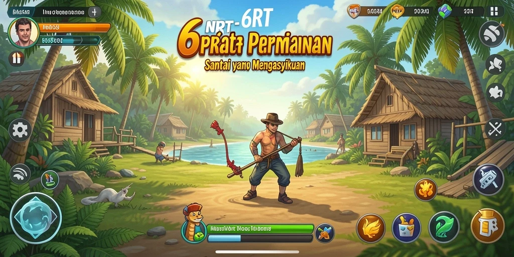Screenshot menunjukkan pemain menikmati gameplay Casual yang seru.