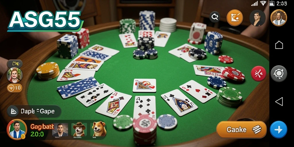 Gameplay Gaple seru dan interaktif dalam ASG55.
