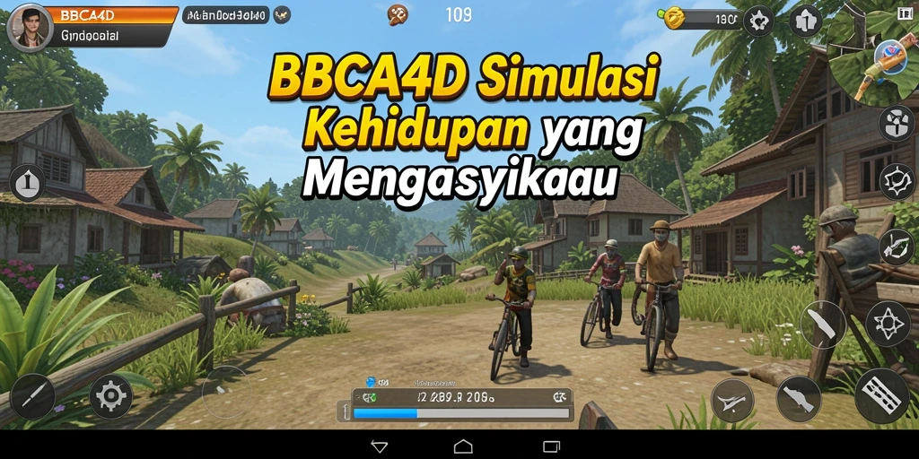 Tampilan gameplay menarik dan interaktif dalam BBCA4D.