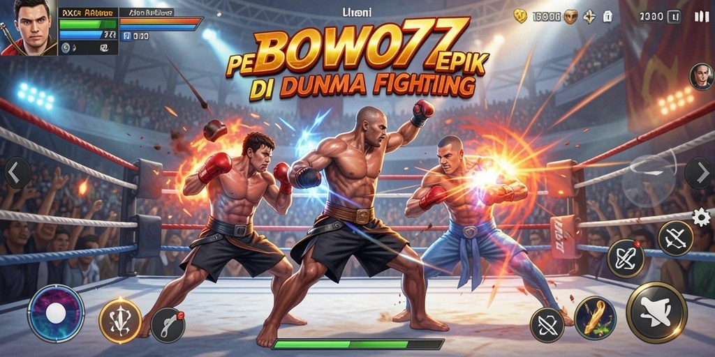 Gameplay BOWO77 yang memukau dalam pertarungan Fighting yang intens.