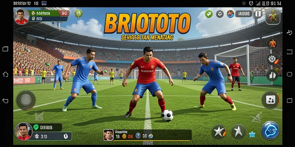Tampilan gameplay seru dan interaktif di BRIOTOTO.
