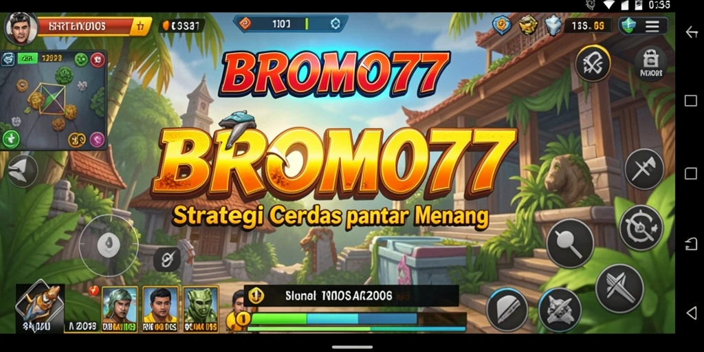 Tampilan taktik dan pertempuran di BROMO77 yang menegangkan.