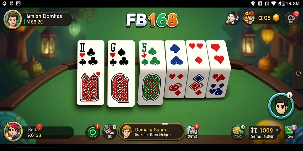 Game Domino FB168 dengan tampilan grafis yang menarik.