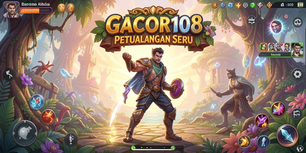 Screenshot gameplay GACOR108 yang menunjukkan aksi petualangan seru.