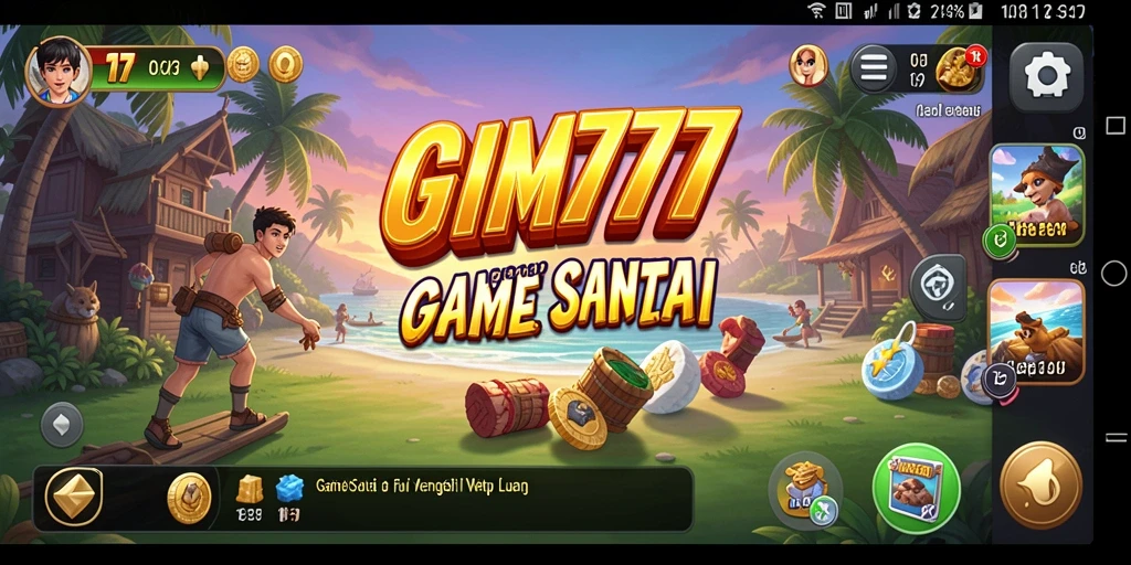 Tangkapan layar utama GIM777 menampilkan gameplay seru dan mengasyikkan.
