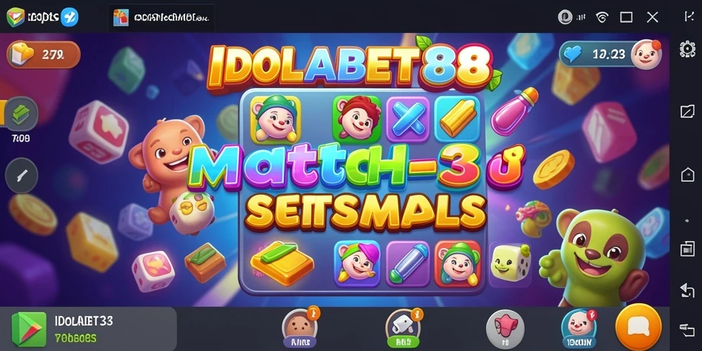 Gameplay menarik dari IDOLABET88 dalam kategori Match-3.
