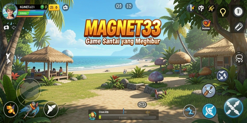 Tampilan gameplay seru dan interaktif di MAGNET33.