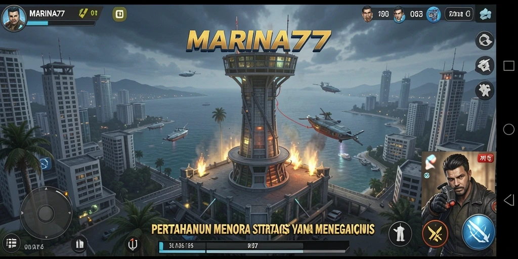 Gameplay dinamis dengan strategi menara yang mendebarkan.