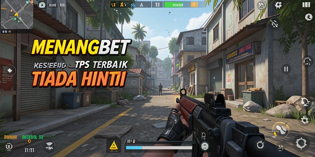 Tampilan mendebarkan gameplay TPS dalam MENANGBET