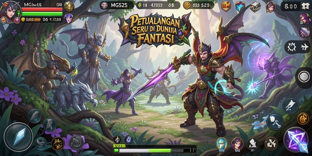 Tampilan gameplay MG525 menunjukkan aksi pertualangan mendebarkan.