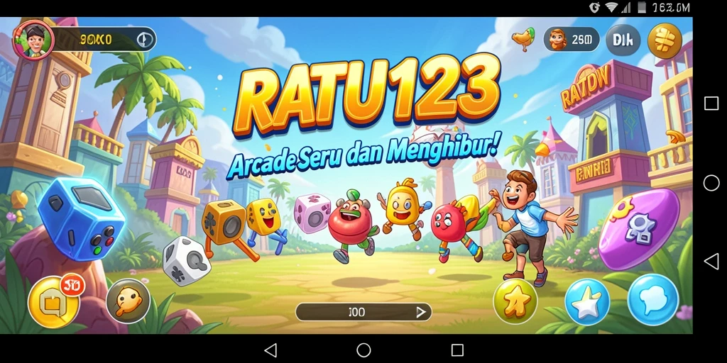 Screenshot gameplay RATU123 dengan aksi seru dalam permainan Arcade.