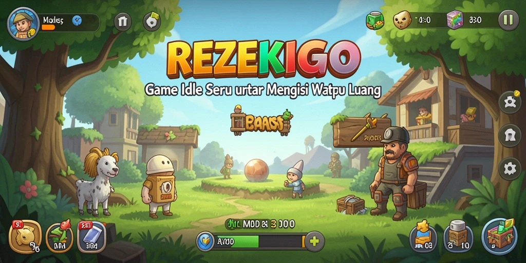 Tampilan menarik dari gameplay REZEKIGO yang adiktif.