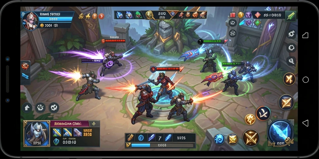 Tampilan strategis yang menawan dalam gameplay RP55.