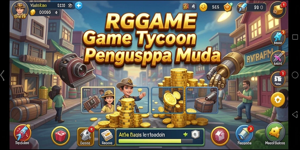 Tampilan gameplay RPGAME yang seru dan menantang di dunia Tycoon.
