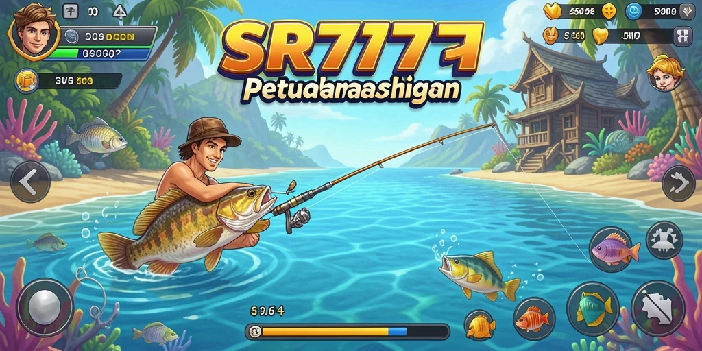 Tampilan gameplay SR777 yang menarik saat menangkap ikan.