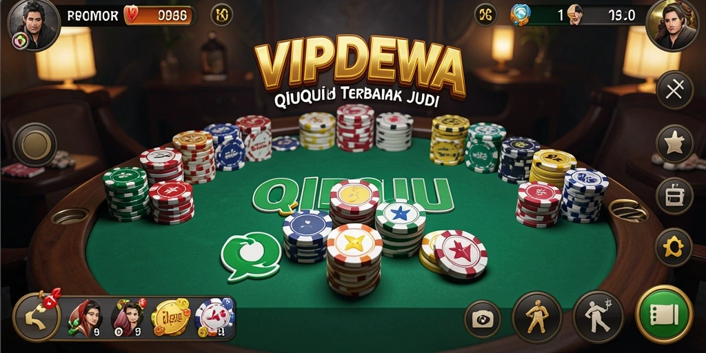 Tampilan menarik dari permainan QiuQiu di VIPDEWA.